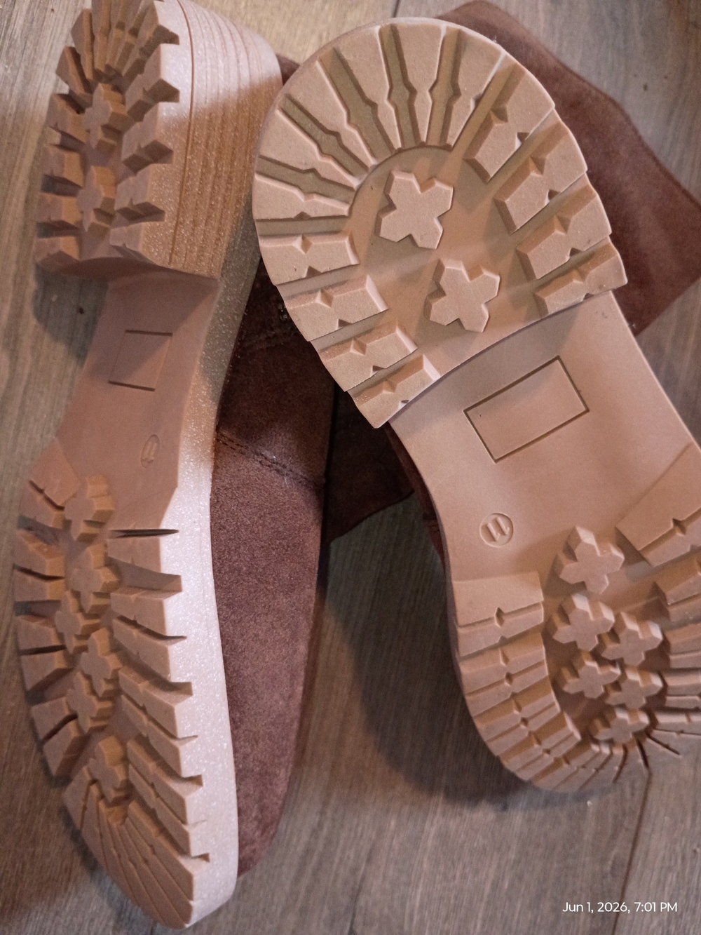 Women's Suede Ankle Boots - Brown